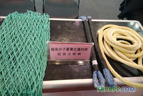 復合材料應用網(wǎng)-超高分子量聚乙烯纖維絞捻無結網(wǎng)