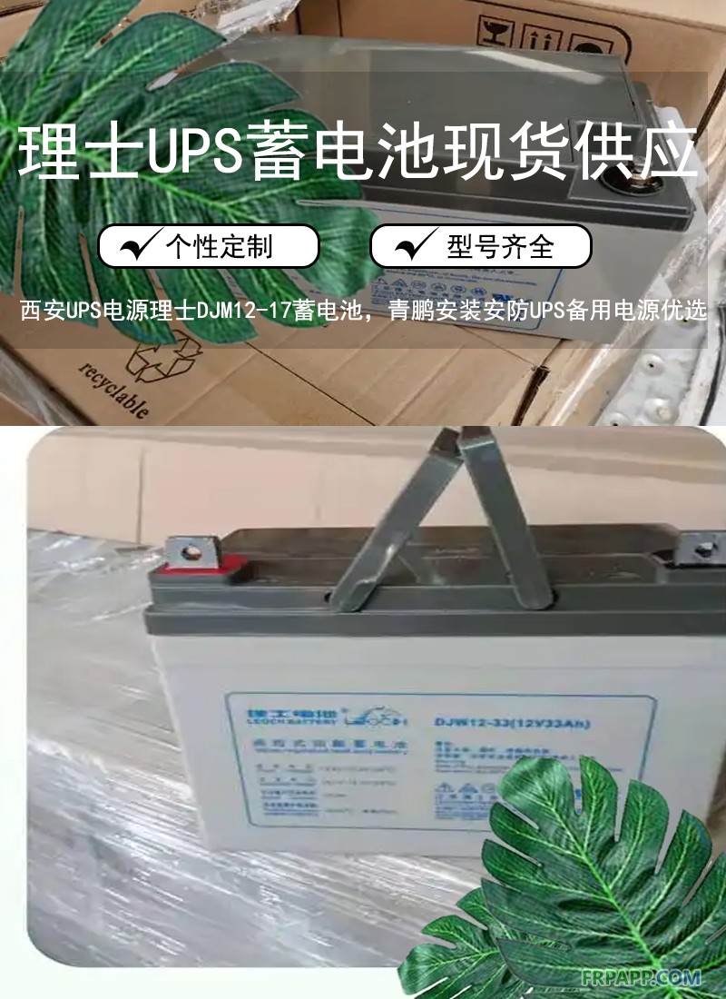 西安UPS電源理士DJM12-17蓄電池，安防UPS備用電源優選型號8