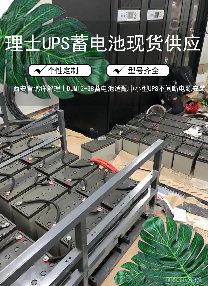 西安理士DJM12-38蓄電池詳解，適配中小型UPS不間斷電源8