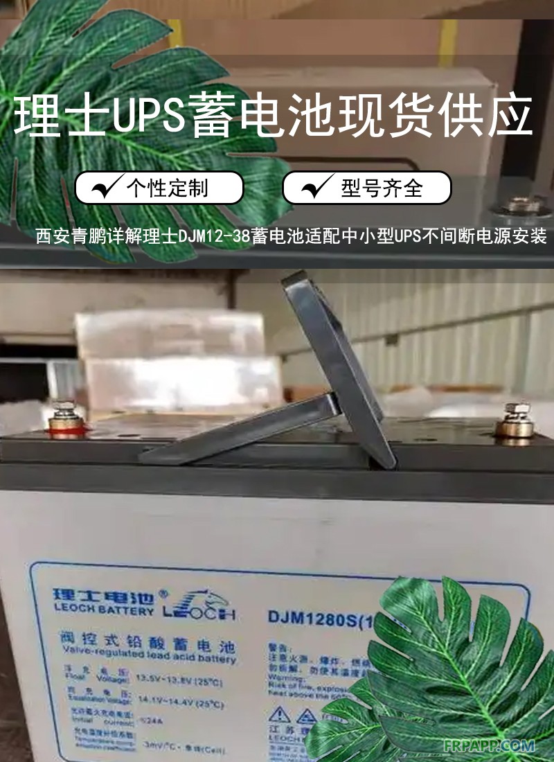 西安理士DJM12-38蓄電池詳解，適配中小型UPS不間斷電源6