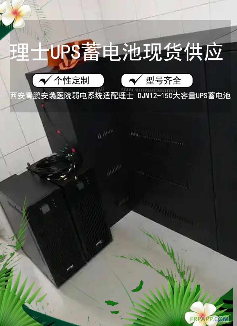 8.西安醫(yī)院弱電系統(tǒng)適配理士 DJM12-150大容量UPS蓄電池6
