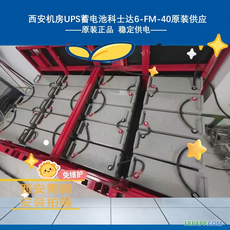 11西安機房UPS蓄電池科士達6-FM-40原裝供應4