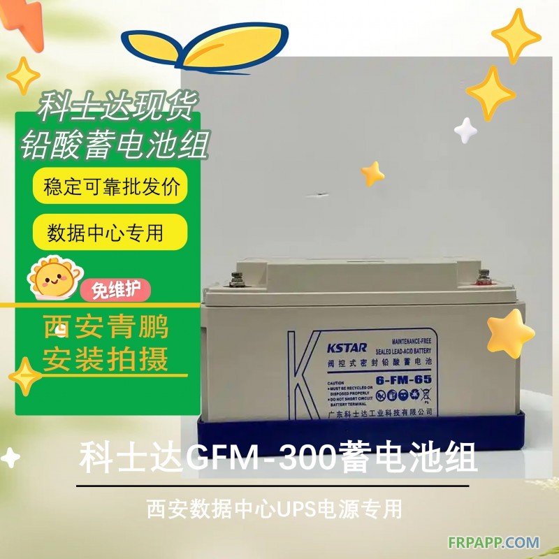 12西安數據中心UPS電源科士達GFM-300蓄電池組2